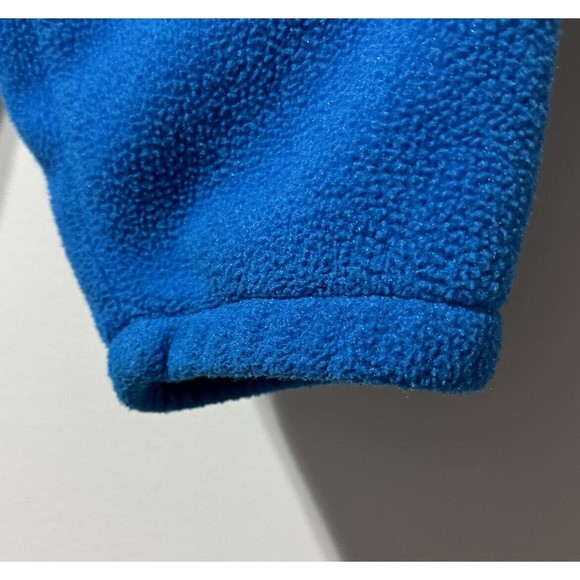 Land's End Womens Polartec Fleece Sweater Jacket Full Zip Sweatshirt Size L Blue - Picture 9 of 13